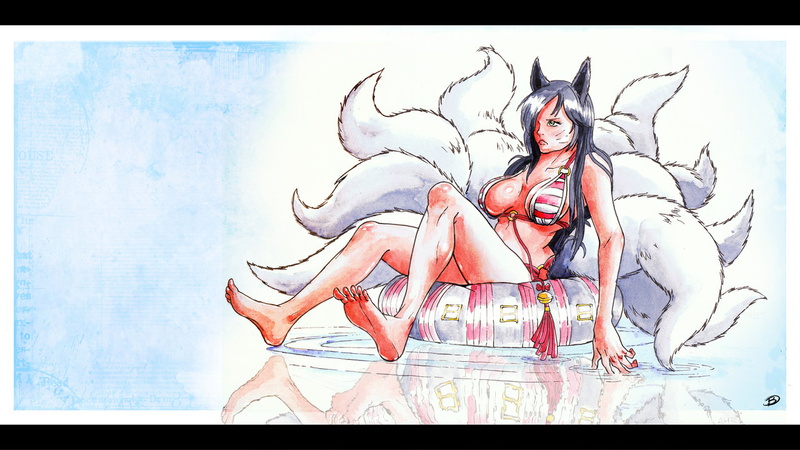 1368819288league of legends   summer edition   ahri by zaziky d59e6wl