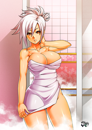 commission  shower time with riven by jadenkaiba-d8o9hxv