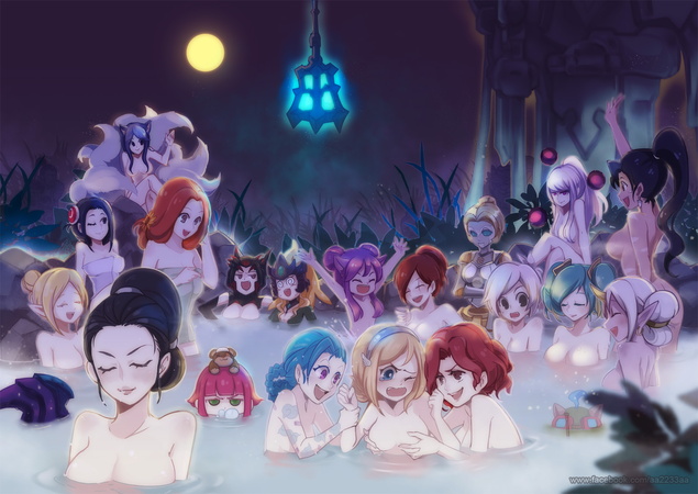 group bath of girls aa2233AA