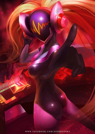 league of legends  dj sona concussive by xephrosart-d8klpli