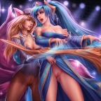 0001personalami 521202 Ahri and Sona